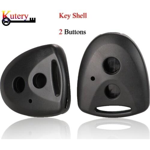 Kutery 20pcs/Lot Car Key Shell For Toyota Avanza Calya wigo For Daihatsu Xenia Ayla Sigra 2Buttons Replacement Key Cover Case
