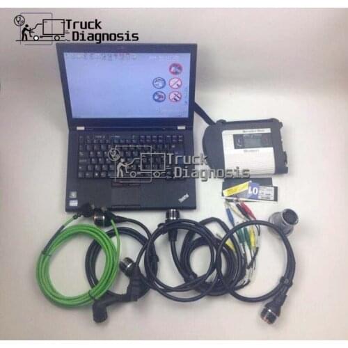 MB STAR C4 Multiplexer for Benz MB SD Connect C4 Xentry Das Wis Epc For Benz Car Truck Diagnostic Scanner Tool +T420 laptop