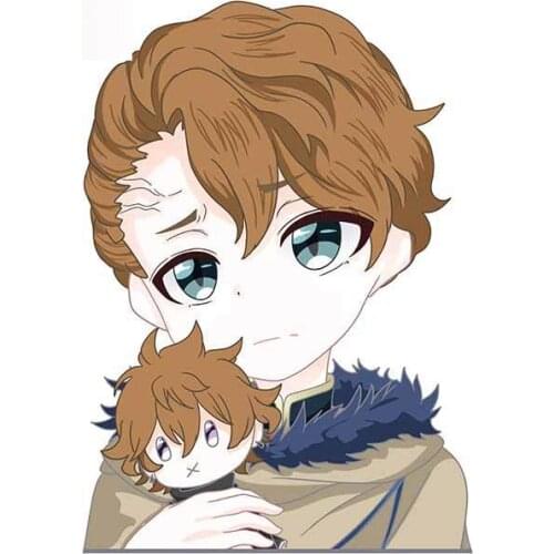 Personality Black Clover Luck Voltia Occlusion Scratch Personality Car Stickers Laptop Decal Cartoon Graphics Apply To Car Door