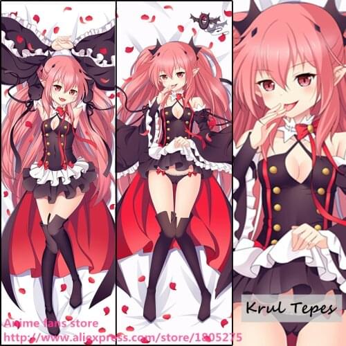 Lovely Japanese Anime Seraph Of The End Krul Tepes Vampire Pillowcase Pillow Case Cover decorative Hugging Body Bedding