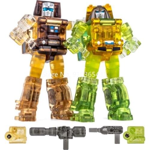 Brand New Transformation NewAge H19T Hogan Brawn & H20T William Bonney Outback Translucent Limited Edition Action Figure Robot