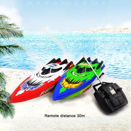 Large Size Radio-Controlled Speedboat Waterproof Remote Control Submarines RC Electric Ship Kids Scientific Experiment Toy