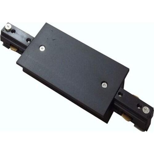 Connector for Three wire track light rail accessories middle / straight joint 180 degree long connect 5pcs