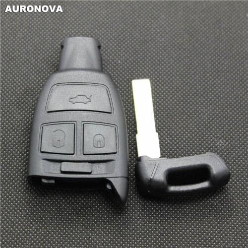 AURONOVA New Replace Smart Key Shell for FIAT Croma 3 Buttons Remote Car Key Case With Uncut Blade