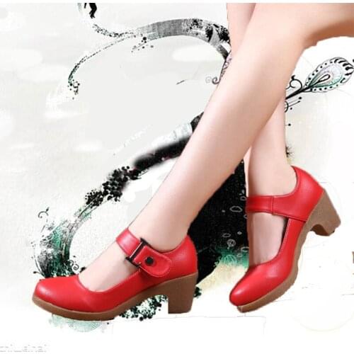 Dancing Shoes Woman Soft Bottom Round Sports Shoes Ladies Square Shoes For Women Modern Fitness Dance Shoes Ballroom Sneakers