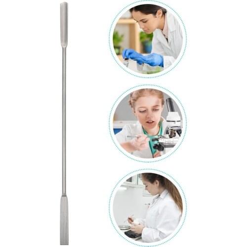 1Pc Double Ended Lab Spoon Laboratory Spatula Mixing Scoop Lab Supplies