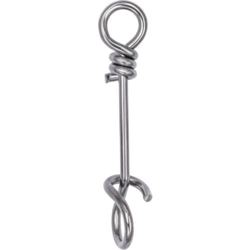 1000pcs Snap Spring Quick lock Clip Clamp Buckle Fast Swivel Connector Rolling Barrel Swivels Fishing Tackle Accessories Pesca