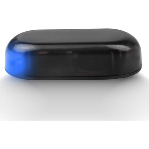 5V Car Solar LED Warning Light Flash Strobe Alarm Light Anti-theft Blink Simulation Lamp For All Car With USB charging port