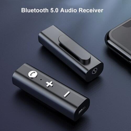 Kebidu Bluetooth 5.0 Receiver For 3.5mm Jack Earphone Wireless Adapter Bluetooth Aux Audio Music Transmitter For Headphone