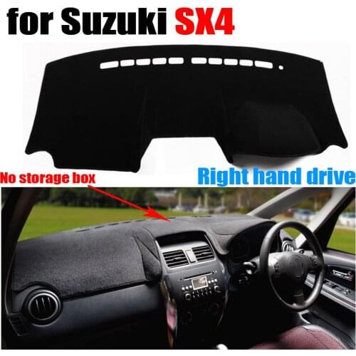 Car dashboard covers for Suzuki SX4 no storage box dashboard Right hand drive dashmat pad dash cover auto dashboard accessories