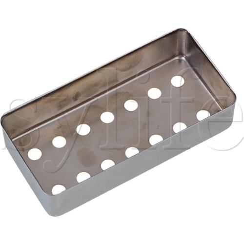 7 Strings 14 Holes Humbucker Pickup Cover for Electric Guitar Silver