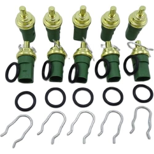 10Pcs Engine Coolant Temperature Water Temp Sensor 059919501A For Passat B5 Golf MK4 Bora A6 A8 Q5 R8 059 919 501A