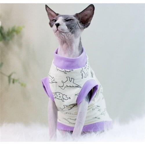 Cat Clothes Spring Summer Cat Apparel Hairless Cat Outfits kitten sphynx cat clothes