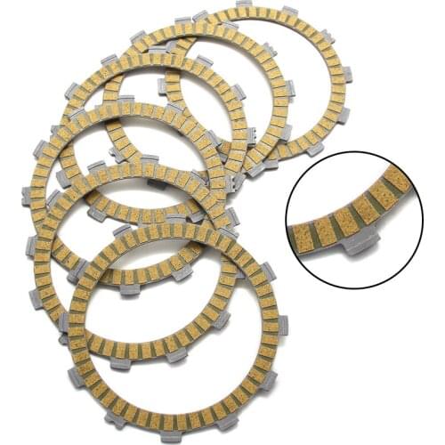 Motorcycle Clutch Friction Disc Plate Kit For Yamaha XVS400 XVS400C Drag Star Classic XV400 400 XV500 XV535 Virago 22U-16321-00