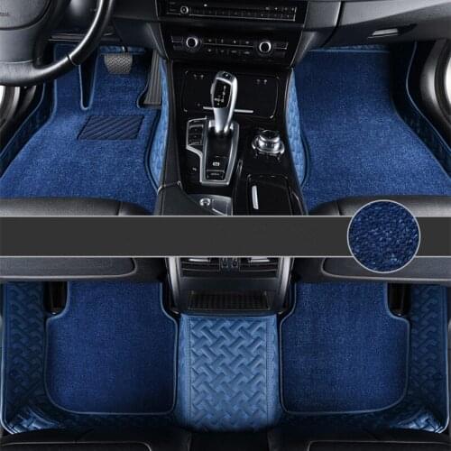 Best quality! Custom special car floor mats for Land Rover Defender 110 2022-2020 waterproof durable double layers carpets rugs