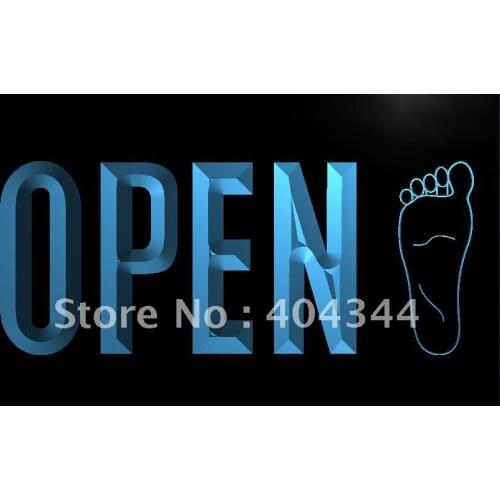 LK768- OPEN Massage Food Display LED Neon Light Sign home decor crafts