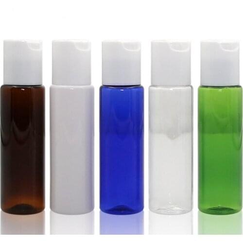 New Fashion 500pcs/lot 30 ML Perfume Water Plastic Bottles Empty Bottles with Press Disk Lids