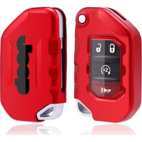 New Soft TPU Car Key Cover for Jeep Wrangler JL 2018 2019 Auto Accessories Ring Full Case Shell Protector Key Case for Car