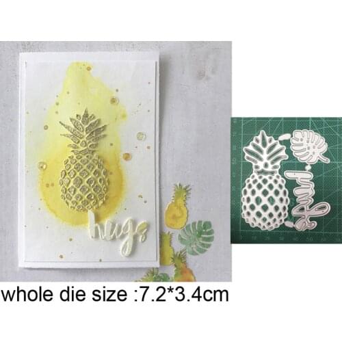 New Dies For 2020 Pineapple Turtle leaf Metal Cutting Dies Stencils Diy Scrapbooking dies Embossing Paper Craft Dies Card Making