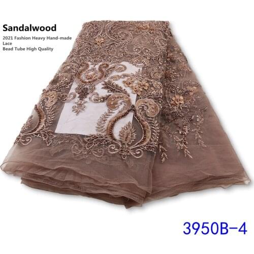 XIYA New Style Mesh Embroidery Special African Lace Fabric 2021 High Quality Hand-Made Lace Fashion Lace Fabric 3950B
