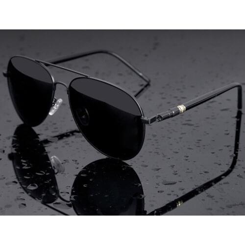 Fashion Brand Polarized Sunglasses Men Women Driving Driver Sun Glasses Vintage Rectangle Anti-UV Goggles Eyewear