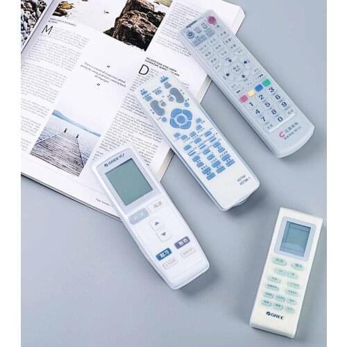 OTHERHOUSE 1Pc Silicone TV Remote Control Cover Case Video TV Set-top Box Air Condition Dust Protect Waterproof