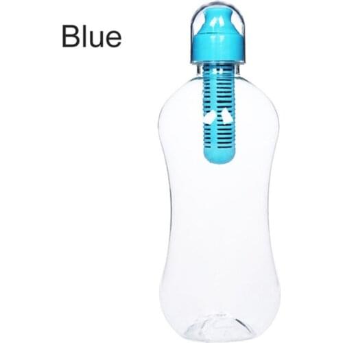 550ML Water Bobble Hydration Filter Bottle Outdoor Portable Filtered Drinking Bottles with Built-In Carbon Filter Carbon