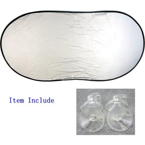 MotoLovee Auto Rear Window Sun Shade Car Windshield Window Foils Solar Protection Visor Cover Block Sunshade Cover 100*50cm