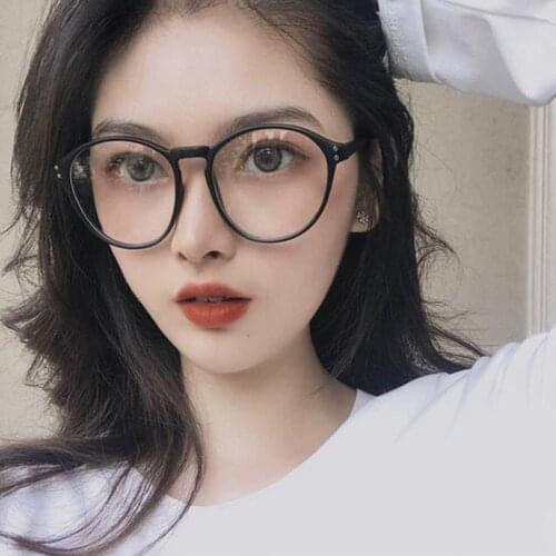 Retro Large Frame Sunglasses Women Brand Designer Round Vintage Gradient Shopping Glasses Travel Glaseese