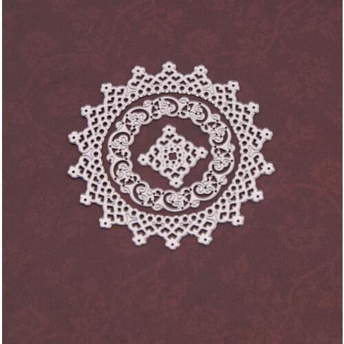 Reunion Round Frame Metal Cutting Dies Scrapbooking Craft Mold Cut Die Stencil Handmade Paper Card Make Template 2021