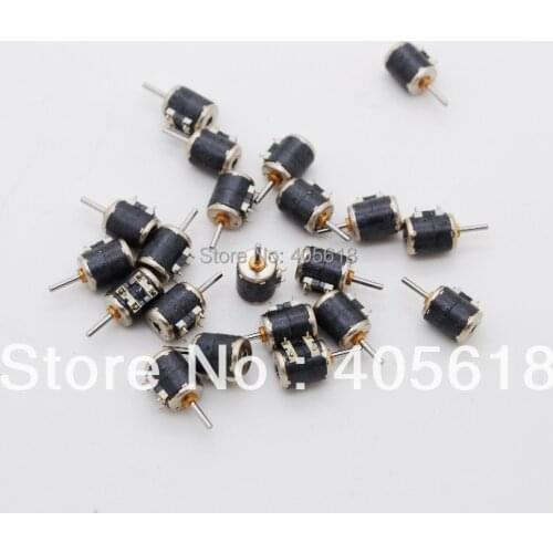 10PCS 4 Wire 2 Phase Mimi stepper motor for Canon micro stepping motor D6mm