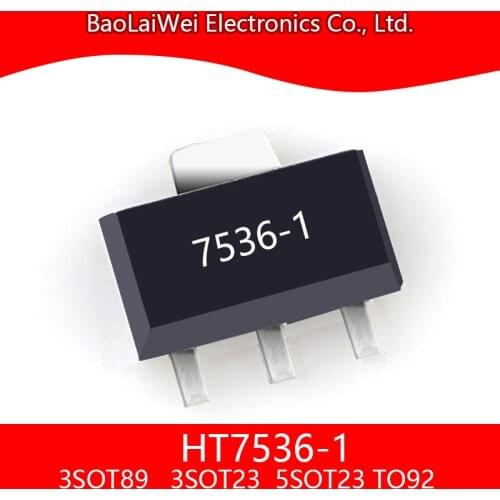 200pcs HT7536-1 3SOT23 5SOT23 3SOT89 TO92 ic chip Electronic Components Integrated Circuits Low Power LDO voltage regulator