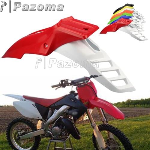 Motocross Dirt Racing Bike Front Fender Evo MX Enduro Mudguards For Honda XR CRF XRM CR 125 250 450 500 CRF250L 250M RM KX WR XC