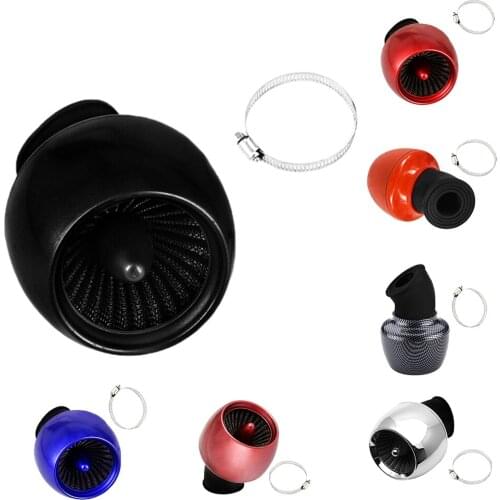 High Flow Filter Pod Washable Reusable for 24-48mm Suzuki Bobber Chopper