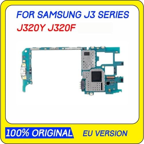 Logic Boards with full chips Single / dual Original unlocked for Samsung Galaxy J3 J320Y J320F Motherboard with Android System