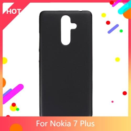 7 Plus Case Matte Soft Silicone TPU Back Cover For Nokia 7 Plus Phone Case Slim shockproof