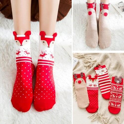 4ps Soft Christmas Socks Happy New Year 2021 Christmas Decorations For Home Merry Christmas Stockings Ornament Christmas Gifts