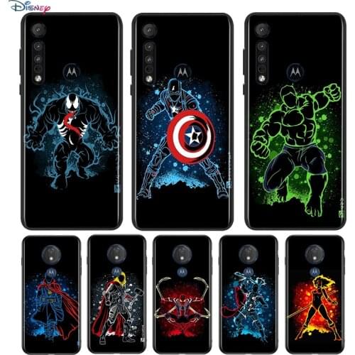 Marvel Superhero For Motorola G9 G8 G Stylus Power One Fusion Hyper Edge E7 E6 5G Plus Play Lite Soft Phone Case