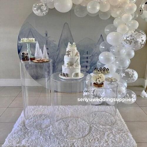 New style crystal aisle decor Event Display Stand clear wedding Centerpiece Dessert Table For Wedding senyu1429