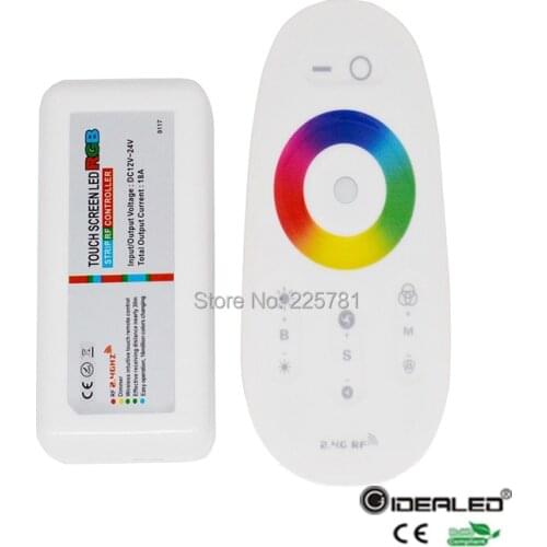 New style Remote RGBW RGB Controlle 2.4G RF for 24A 12V RGB/RGBW led strip light 288W on bus luxurious liner and hotel