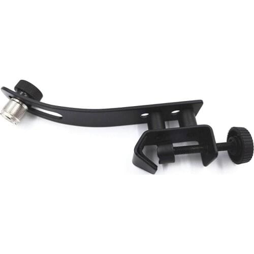 Adjustable Shockproof Metal Drum Rim Microphone Clip for Microphone Clamps Holder with Groove Gear