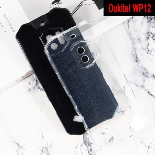 Case For Oukitel WP12 Fundas Silicone Back Soft TPU Transparent Pudding White Cover For Oukitel WP 12 Capa Coque Case