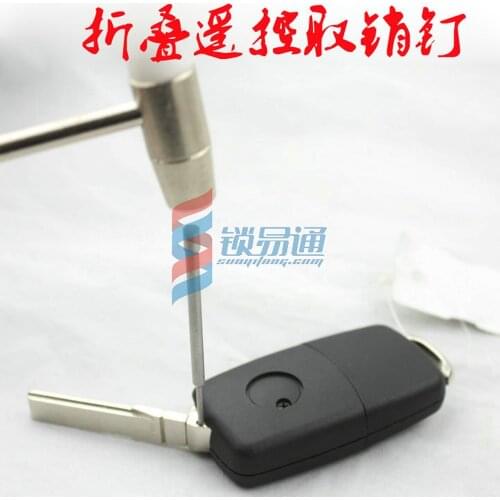 Locksmith Car Folding Key Remote Control Disassembly Pin Split Pins Cancellation Pin Tool Rubber Hammer