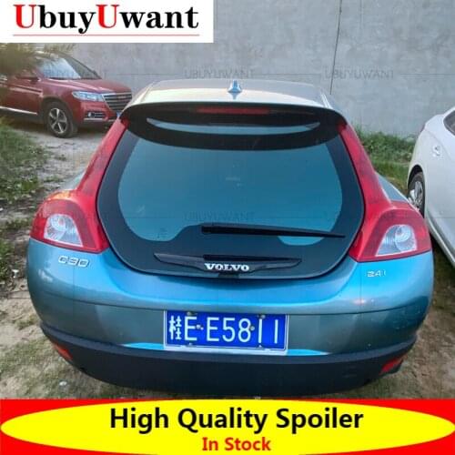 UbuyUwant For Volvo C30 2006 2007 2008 2009 2010 Rear Trunk Spoiler ABS Material Primer Color Car Tail Wing Decoration