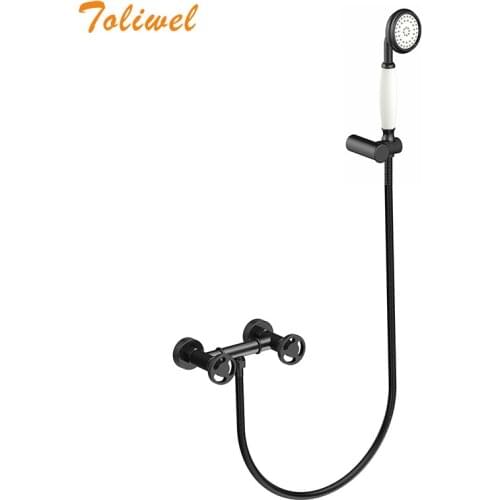 TOLIWEL Black Shower Faucets