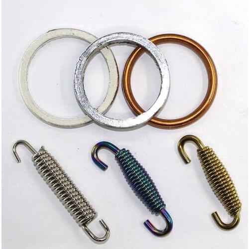 Exhaust motorcycle For HONDA RVF 750 RVF750R/RC45 VF 750 VF750 CV45 Magna VF750F VF750S V45 cylindre exhaust gasket ring parts