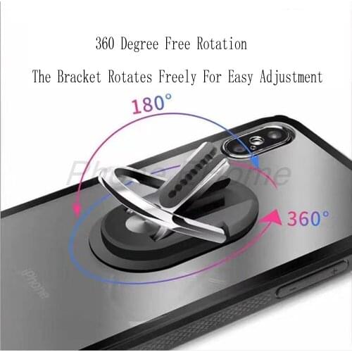 1PCS Multipurpose Mobile Phone Holder 360 Degree Car Air Vent Grip Mount Stand Bracket Magnetic Finger Ring Car Phone Holder