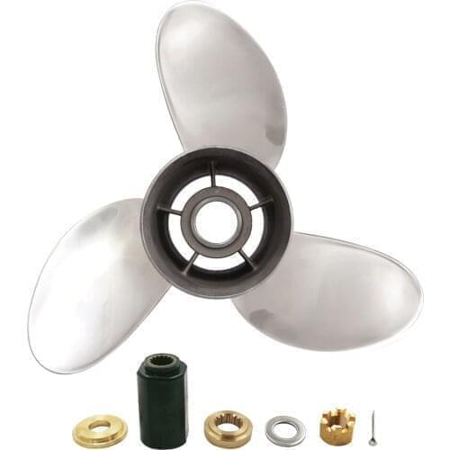 14x19 for Suzuki 150-250HP Interchangeable hub with hub kits 15 teeth spline STAINLESS boat accessories marine propellers