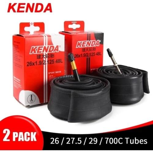 2PCS Kenda Bike Inner Tube 26/27.5/29/700c For MTB Road Bike Tyre Butyl Rubber Bicycle Tube Tire 26/27.5/29/700c Presta Schrader