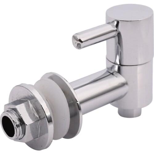 Beverage Drink Dispenser Water Wine Barrel Spigot/Faucet/Tap Valve, Silver